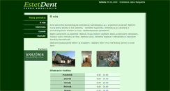 Desktop Screenshot of estetdent.sk